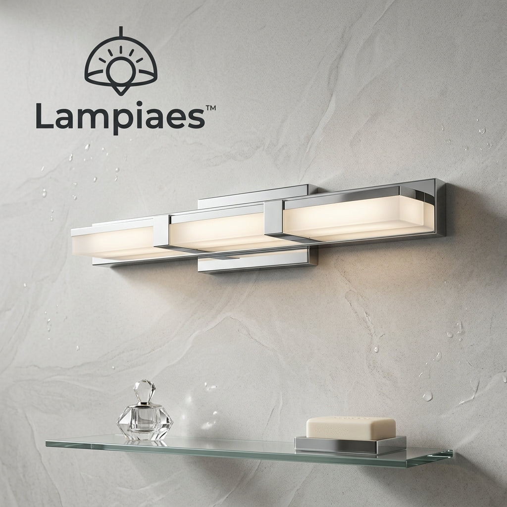 Lampiaes™ Tri-Crystalline™ High-Moisture Linear LED Vanity Bar