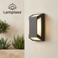 Lampiaes™ ApexFlush™ Geometric Multi-Directional Outdoor LED Wall Sconce